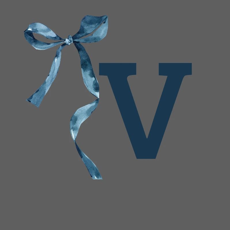 Monogramme v idée cadeau 