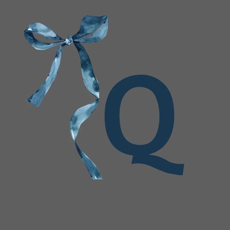Monogramme q idée cadeau 