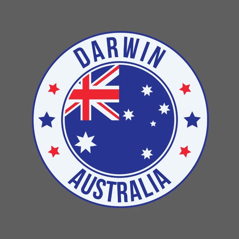 Darwin Australien Emblem-Abzeichen