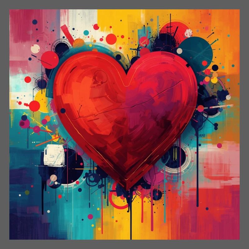 Vivid Heart Graffiti