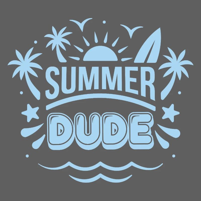 Sommer Dude Surf Logo