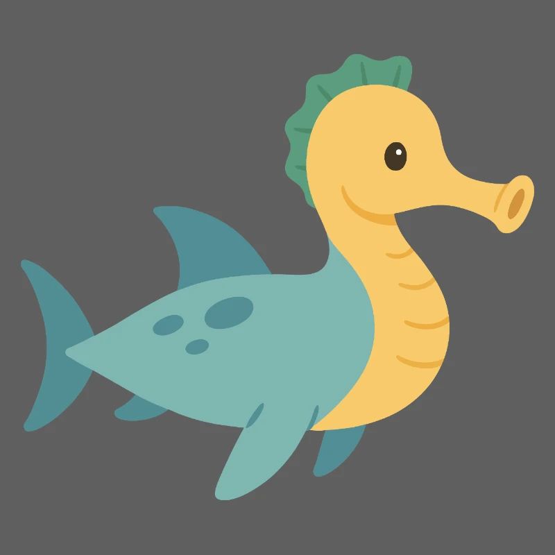Hippocampe Requin dans la mer