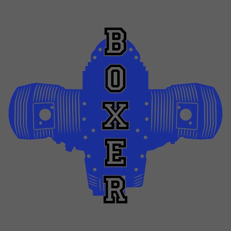 Boxer engine motorcycle motorcyclist biker engine