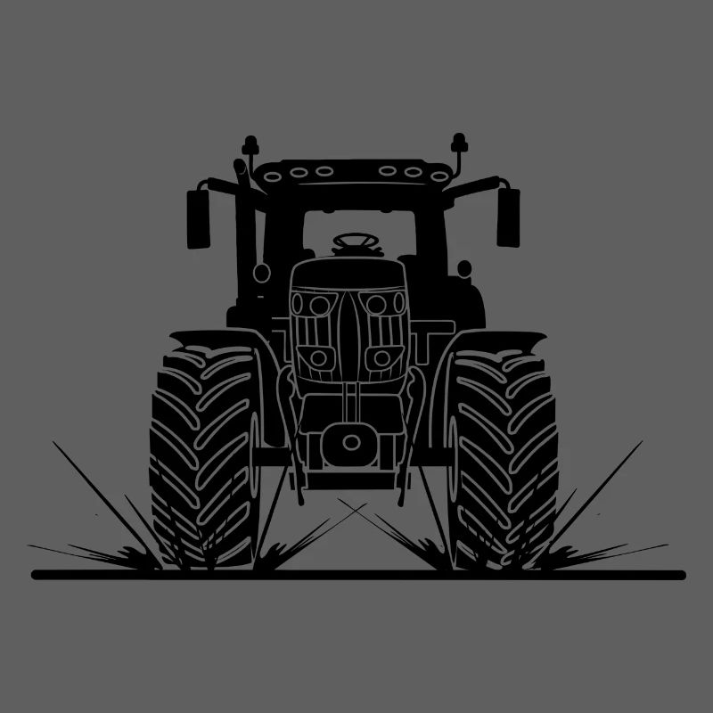 Tractor through mud