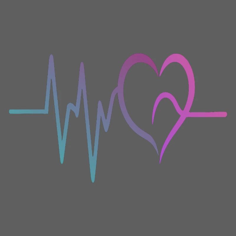 Cœur ECG à gradient