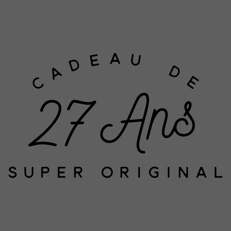 Cadeau 27 ans