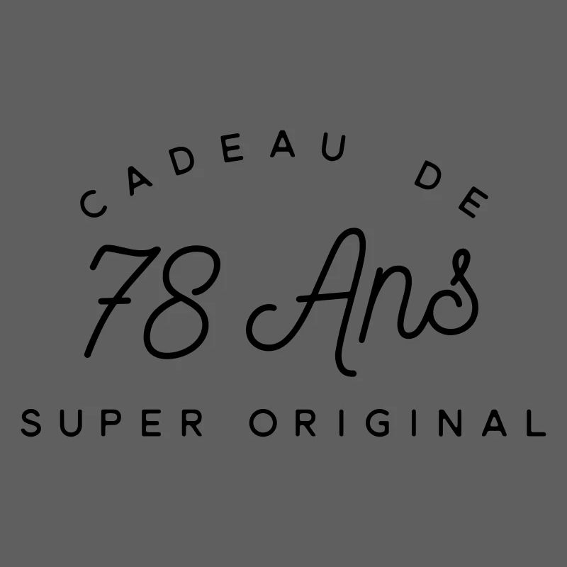 Cadeau 78 ans 