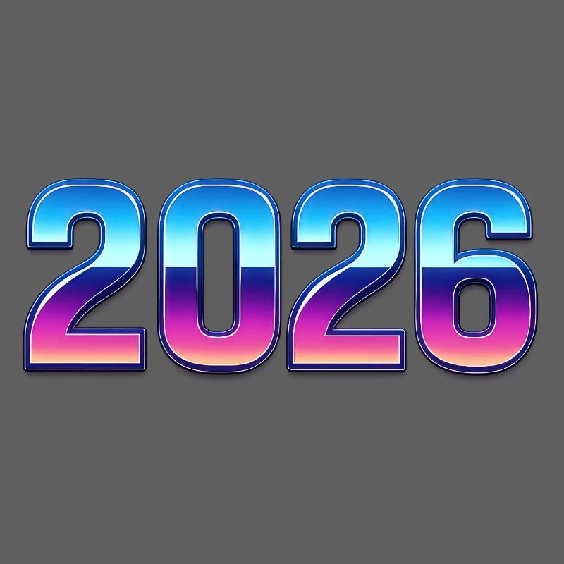 Neon 2026 Gradient Design