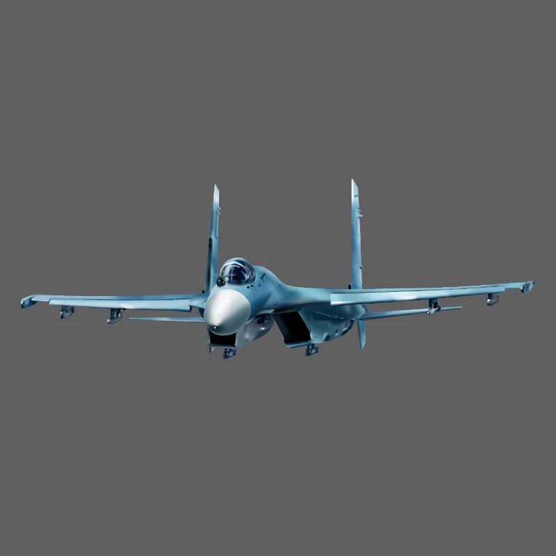 Conception d’avion de chasse bleu