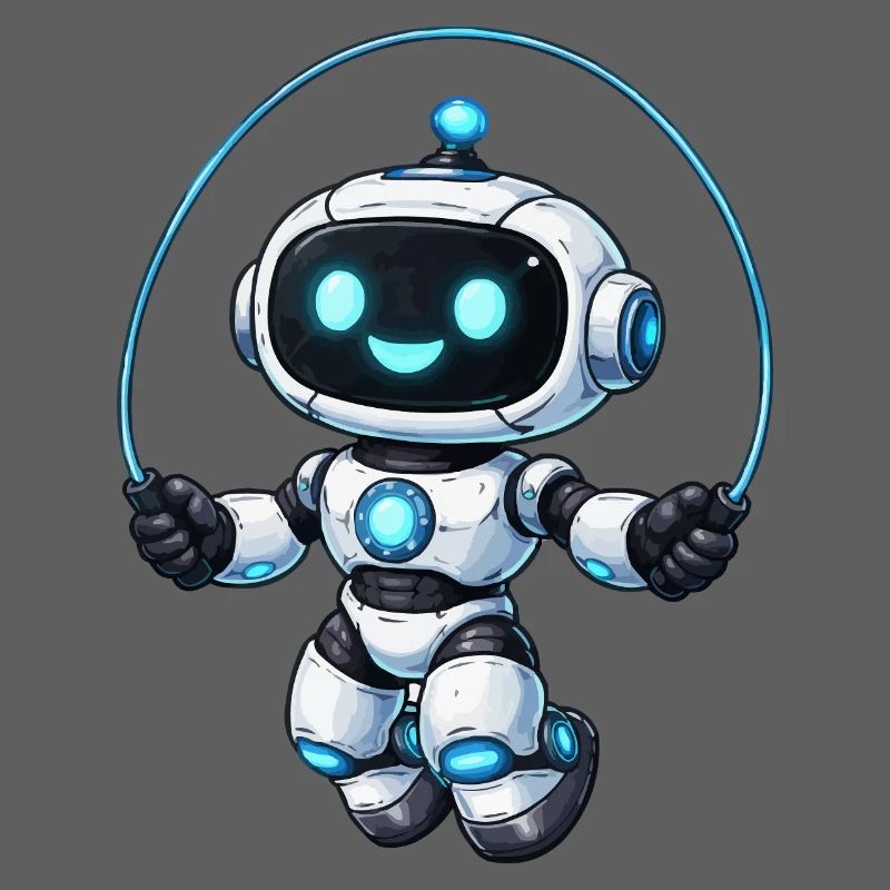 Robot sauteur à la corde