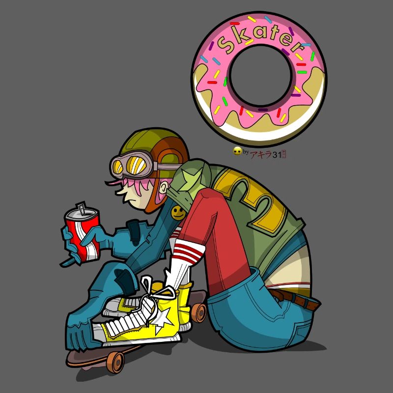 Skateboardfahrer