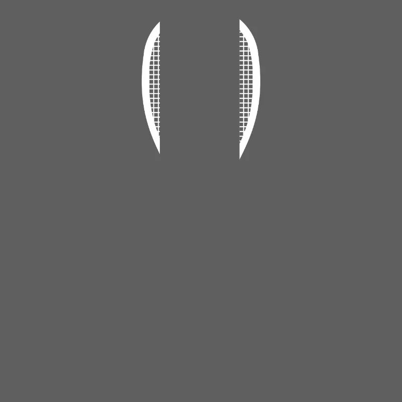 Squash Tennis Racket Split White