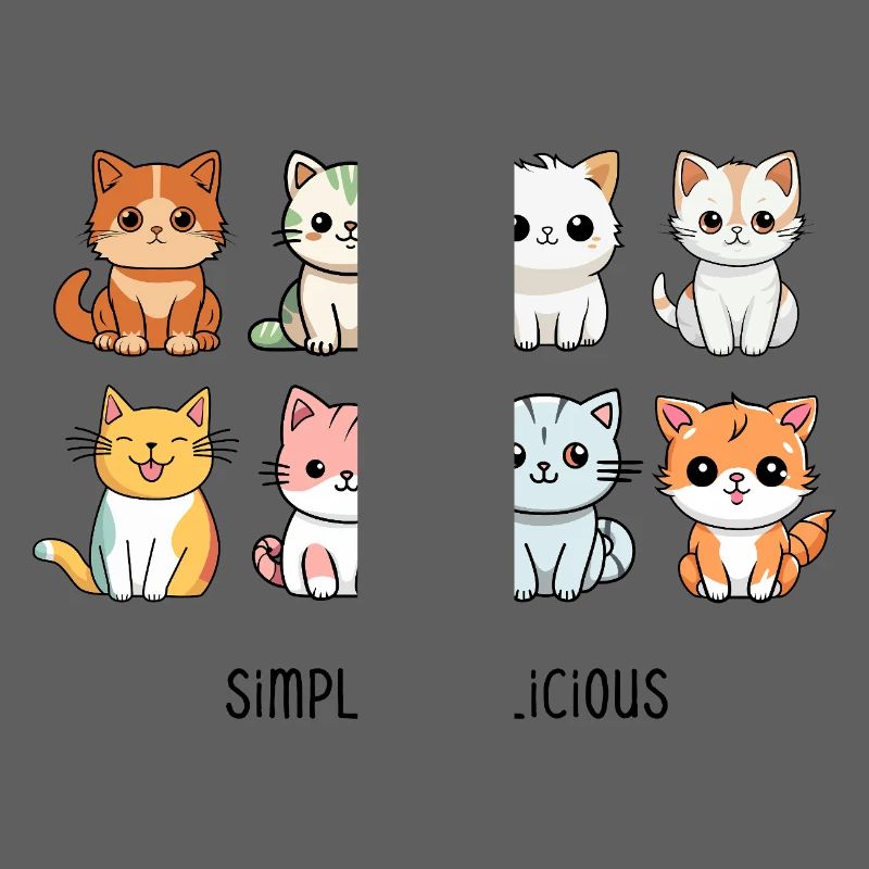 Cute Cat Cat Friends Funny Saying Gift