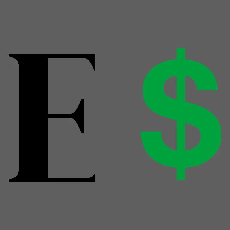 Letter E Dollar