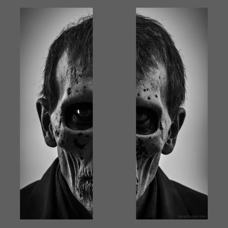 Faccia da zombie