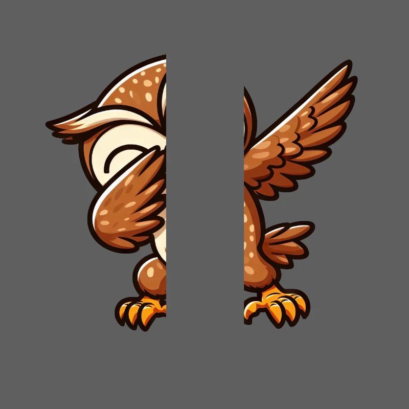 Coole weise Eule dabbing cooler Dab Eule