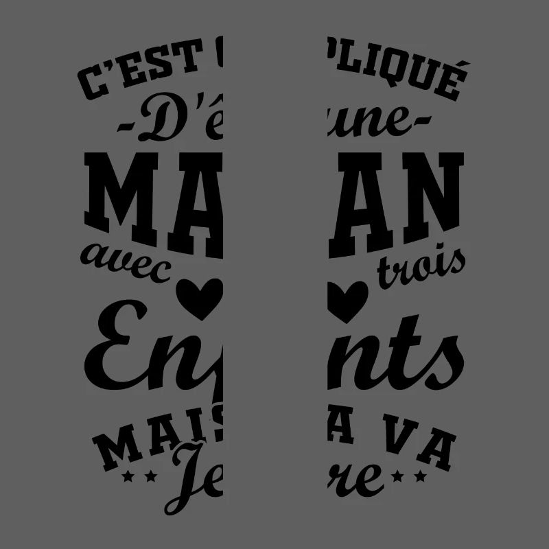 Es ist kompliziert, eine Mutter mit 3 Kindern zu sein