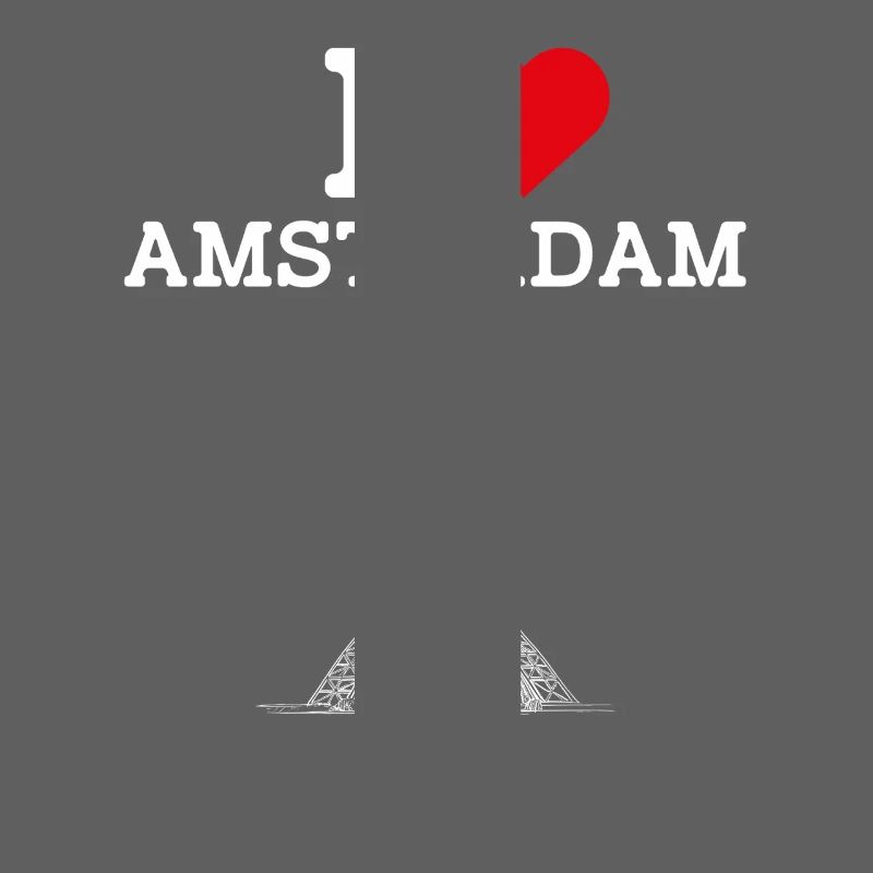 J’aime Amsterdam Pays-Bas Drapeau de la Tour Eiffel