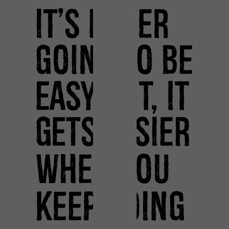 Ce ne sera jamais facile, mais cela devient plus facile