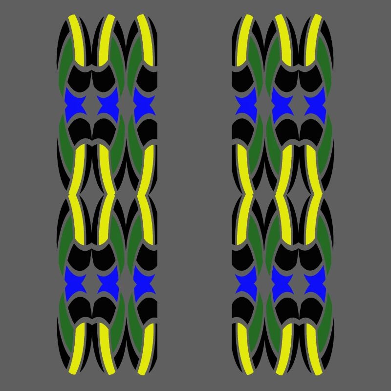 Einzigartiges Multicolor-Design