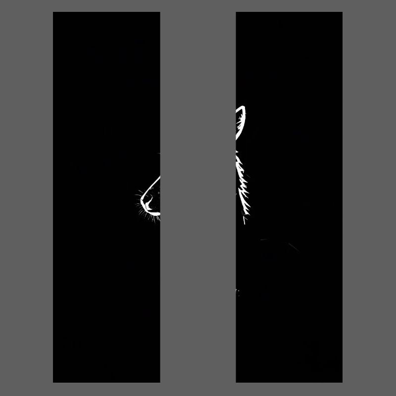 Silhouette einer Antilope