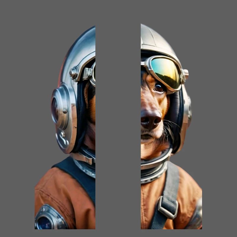 Teckel de l’espace | Chien dans l’espace