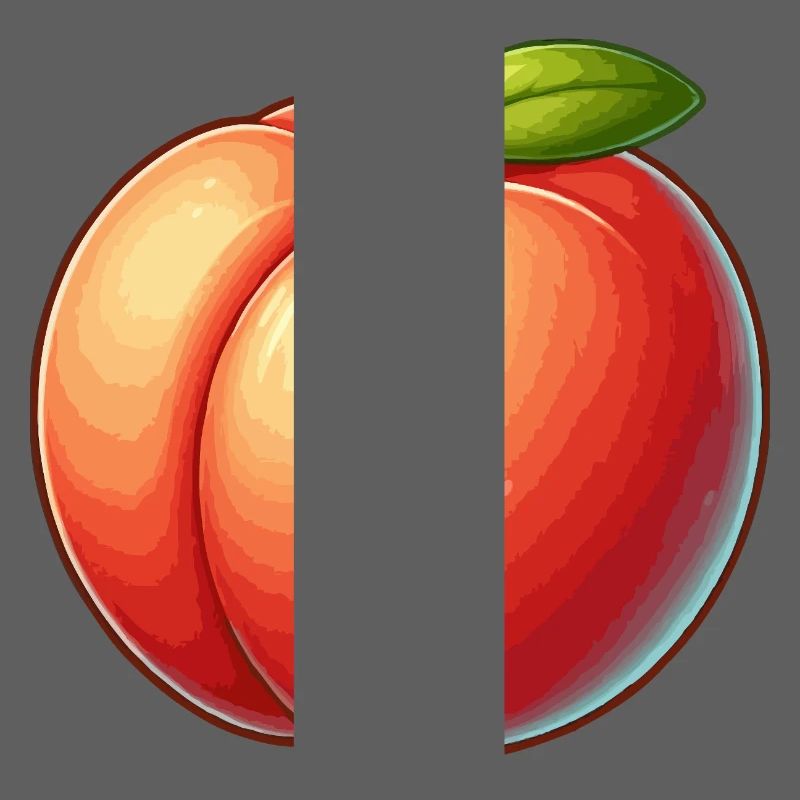 Pfirsichfrucht
