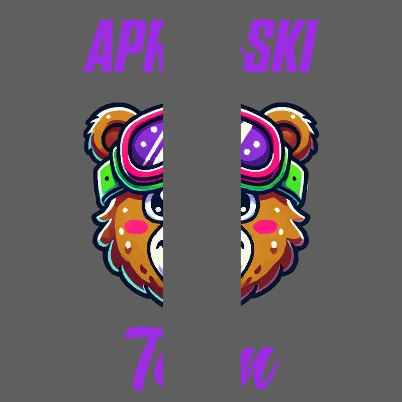 Bear Comic Ski Goggles