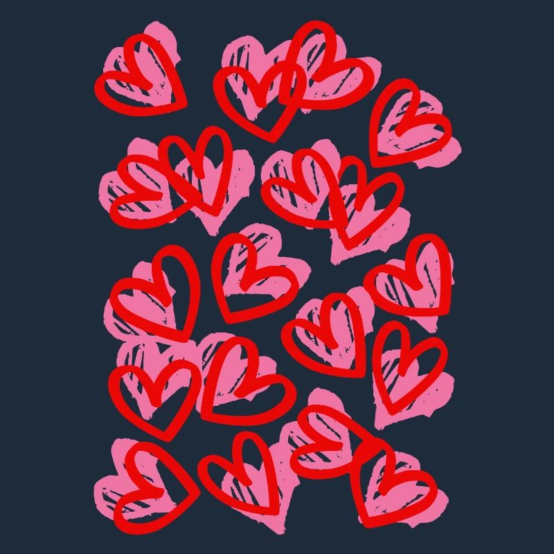 Heartfelt Doodle Hearts Pattern