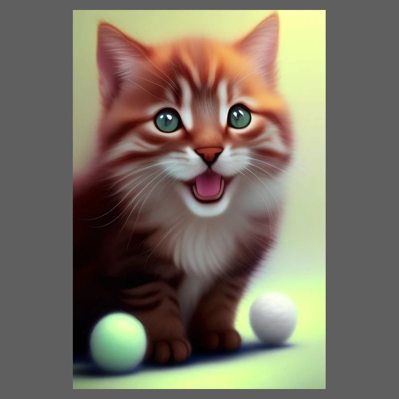 Petit bébé chat mignon