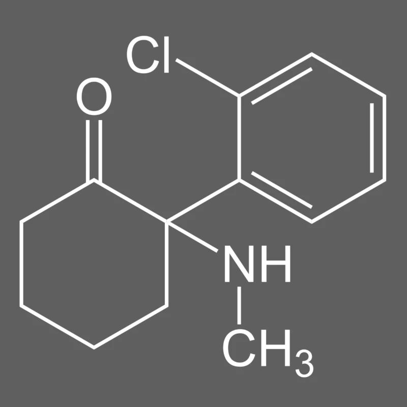 Ketamine structural formula