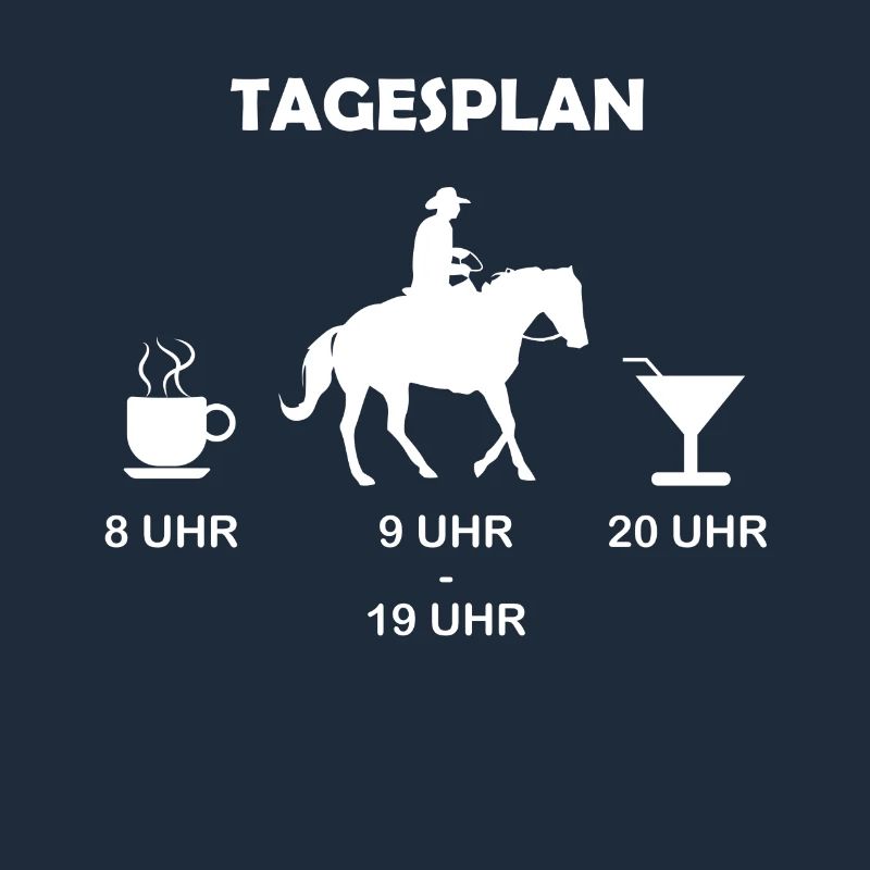 Perfekter Tagesplan Westernreiten