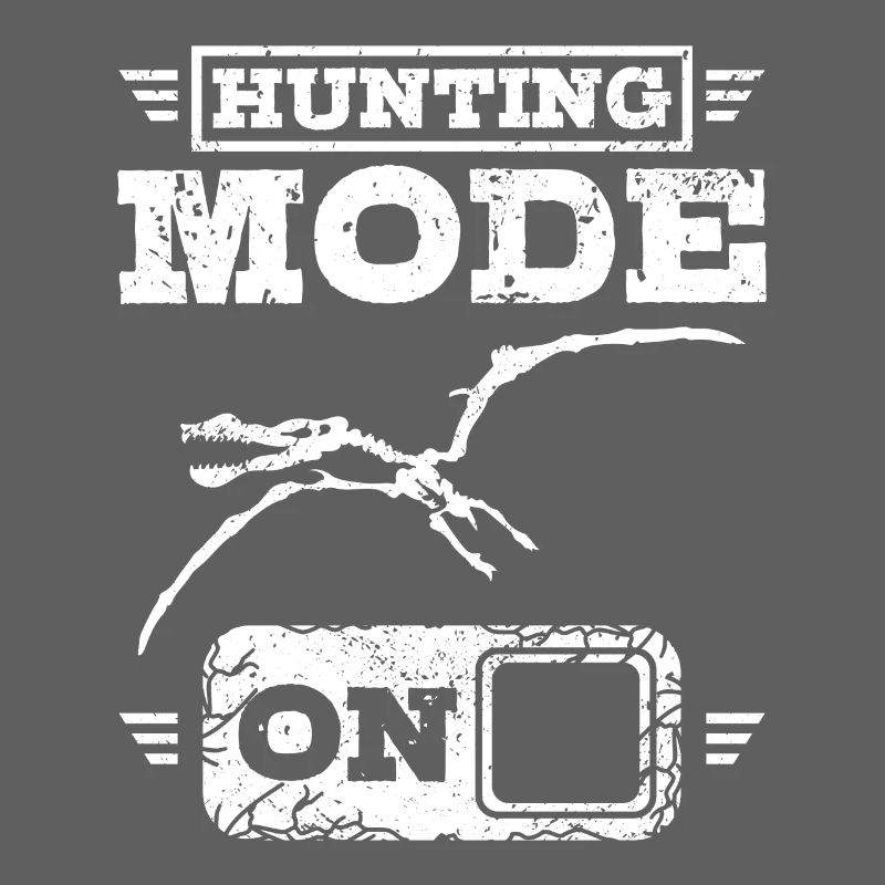 Paleontologist dinosaur fossil hunting mode on