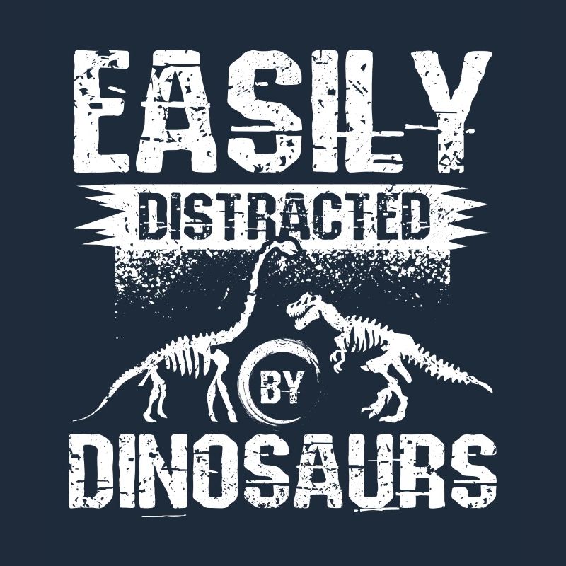Paleontologist easily distracted by dinosaurs