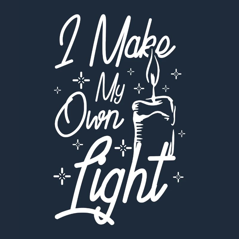 I make my own light, candle making