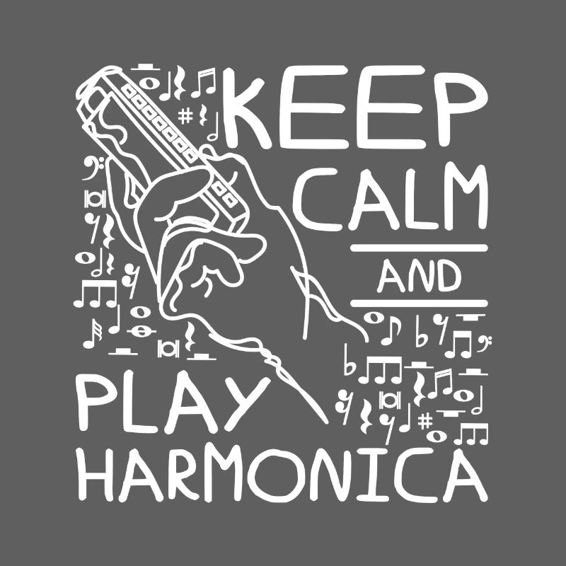 Keep calm and play harmonica