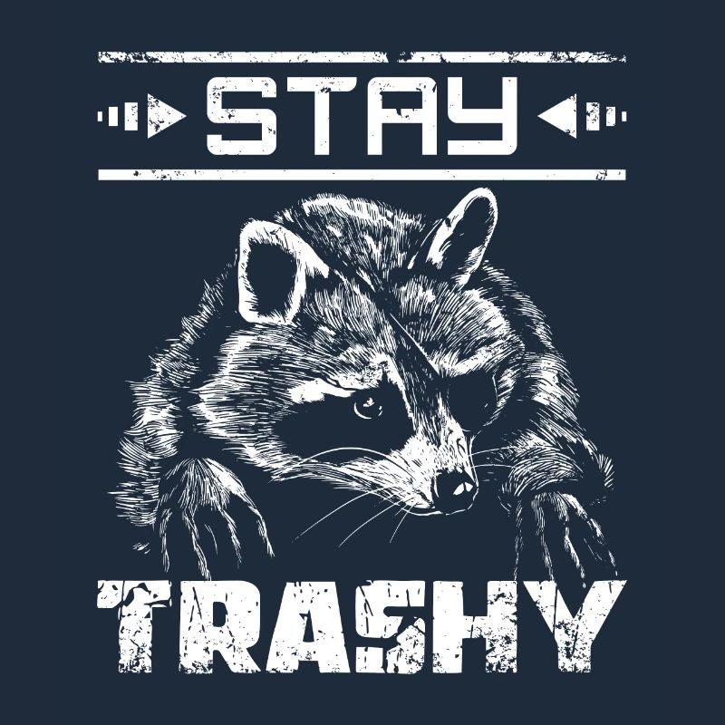 Restez raton laveur trash