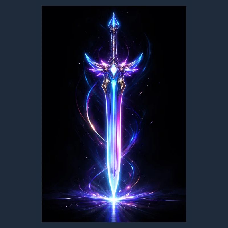 Neon Astral Sword