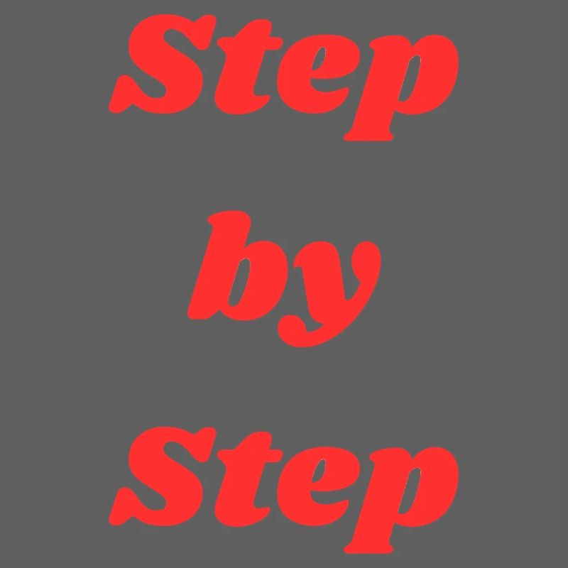Typographie étape par étape