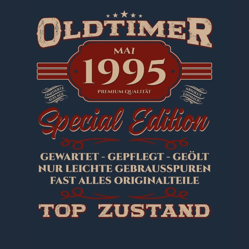 30. Geburtstag Geschenk Mann Oldtimer Mai 1995