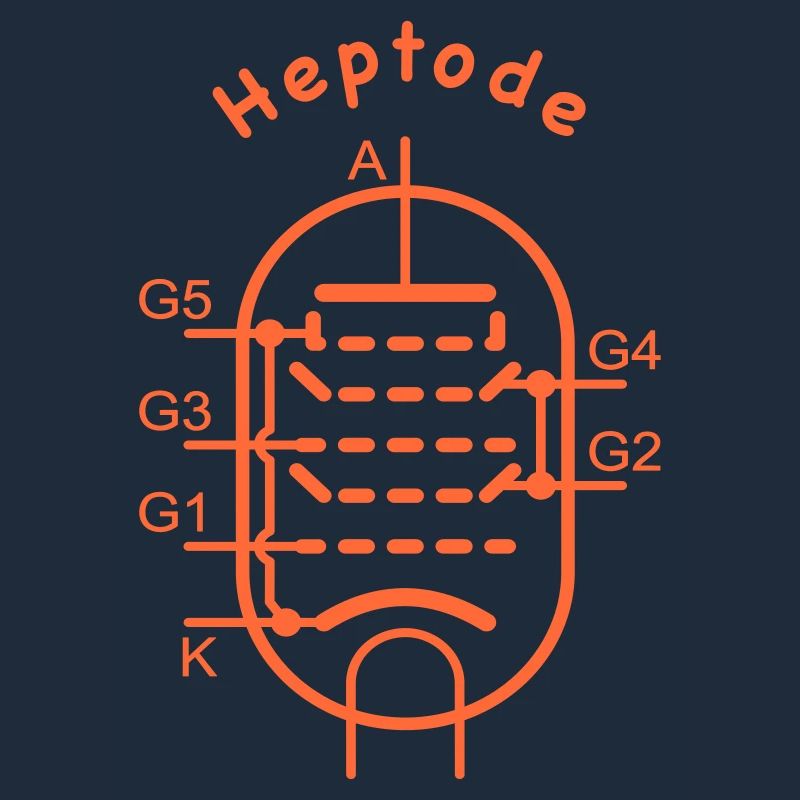 Vakuumröhren-Symbol Heptode