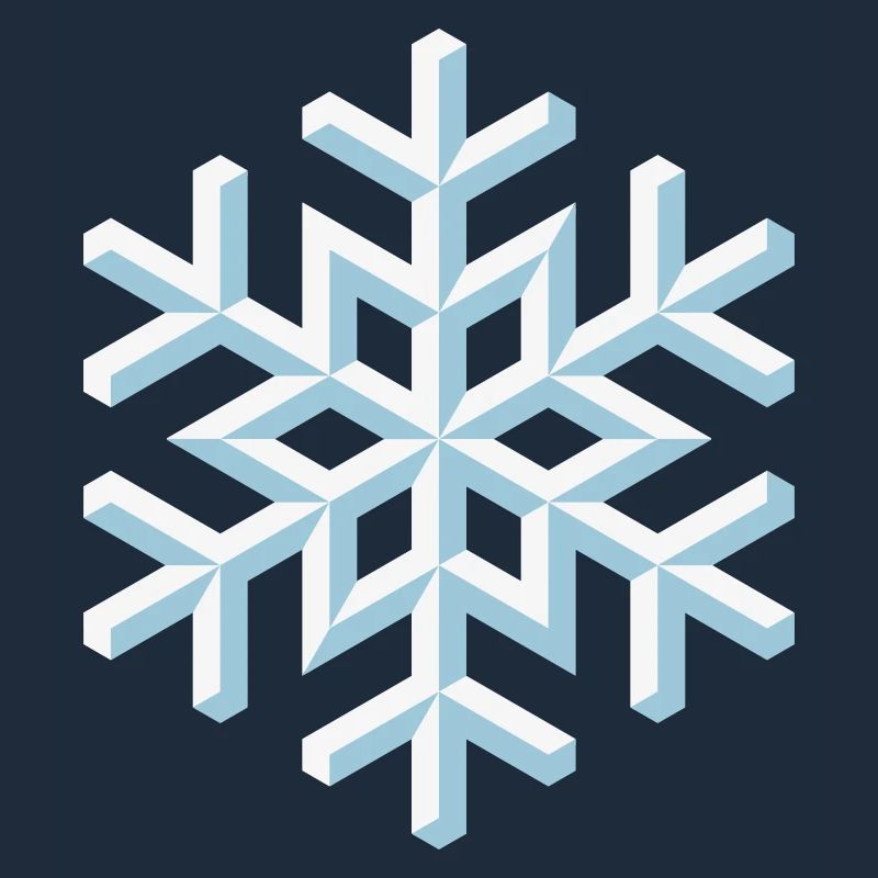 Snowflake 3D (Snow / Snowing / Winter Magic)