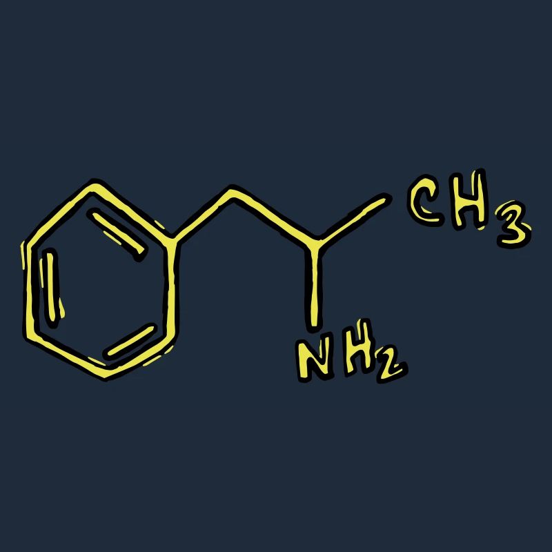 Amphetamine structural formula chemistry