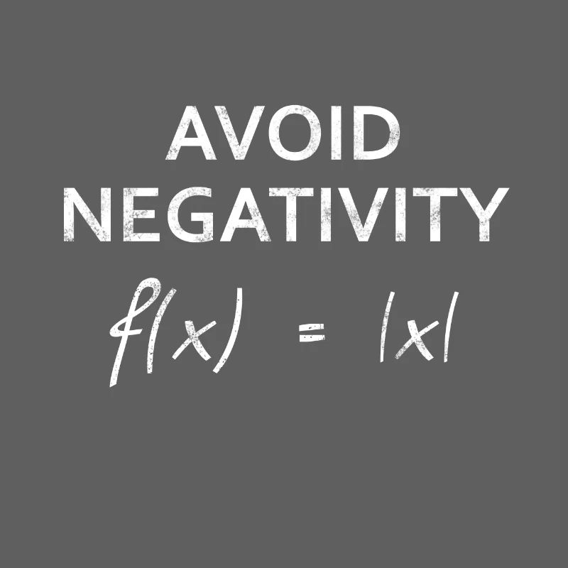 Avoid Negativity - Math Design