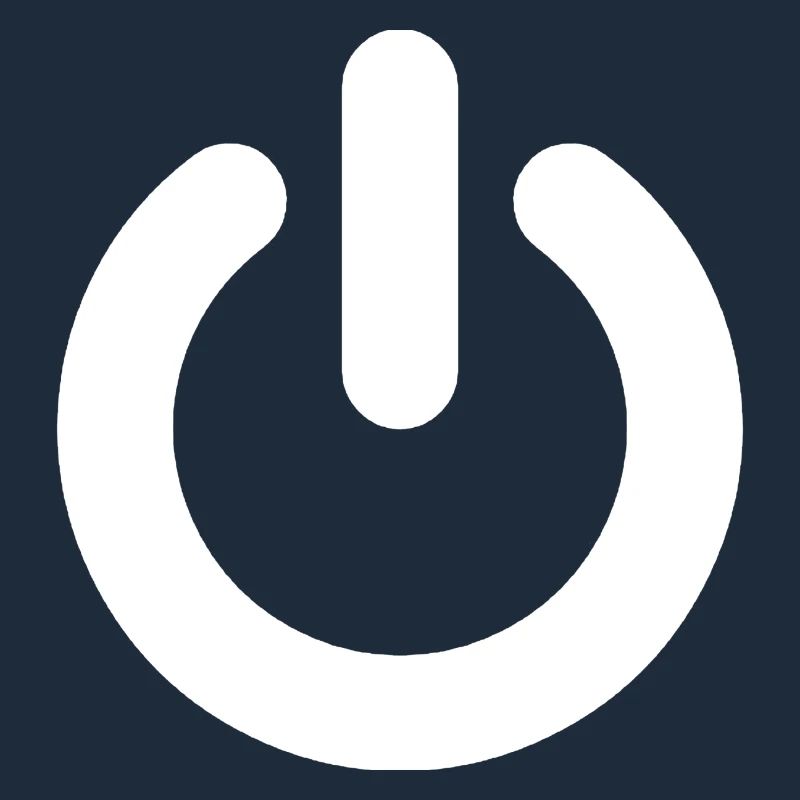 Power Button White