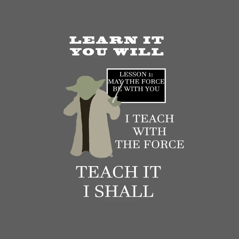 Teacher tech with master Yoda