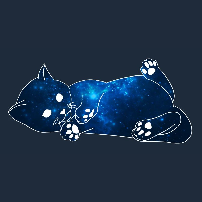 Galaxy Cat [Bleu]