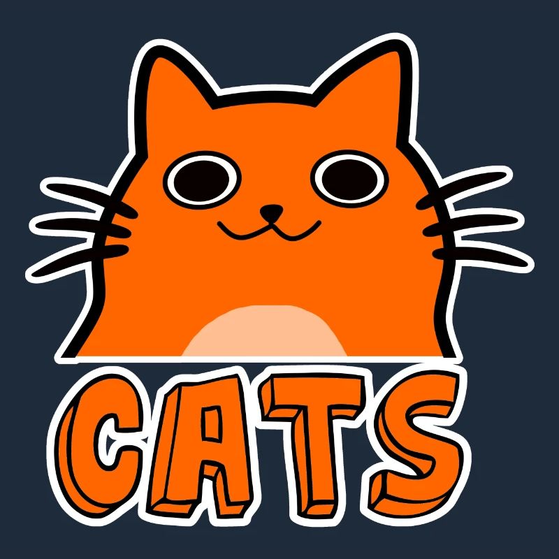 Chat de dessin animé mignon