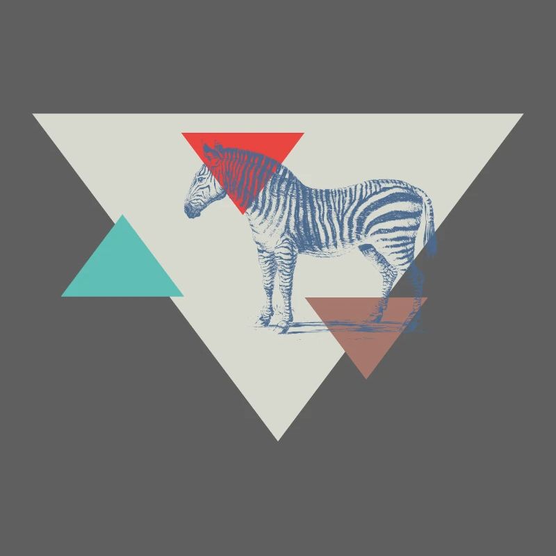 Zebra triangle design