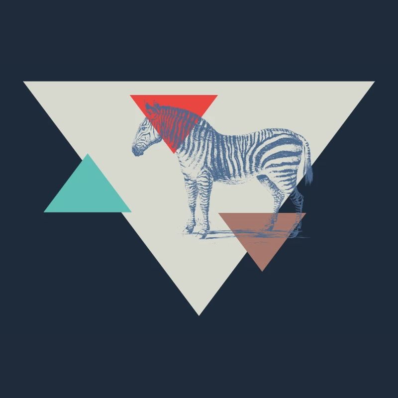 Conception de triangle de zèbre